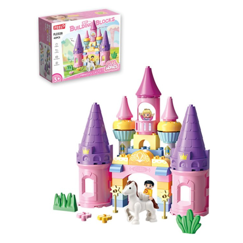Mini Princess Castle Building Blocks Set – 43PCS قلعة الأميرة الصغيرة – لعبة تركيب للأطفال (43 قطعة) Mini Princess Castle Building Blocks Set – 43PCS قلعة الأميرة الصغيرة – لعبة تركيب للأطفال (43 قطعة) - الصورة 1