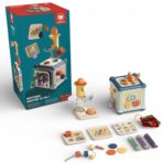 Motoric Master 10-in-1 – Montessori Motor Skills Activity Cube مكعب الأنشطة التعليمية 10 في 1 للأطفال – لعبة مونتيسوري لتنمية المهارات