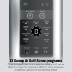 ⁦Ninja CREAMi Scoop & Swirl Ice Cream Maker, 13-in-1 Programs (NC701) صانعة الآيس كريم الذكية 2×1 نينجا كريمي سكوب آند سويرل – 13 برنامج⁩ - الصورة ⁦3⁩