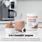 ⁦Ninja CREAMi Scoop & Swirl Ice Cream Maker, 13-in-1 Programs (NC701) صانعة الآيس كريم الذكية 2×1 نينجا كريمي سكوب آند سويرل – 13 برنامج⁩ - الصورة ⁦6⁩