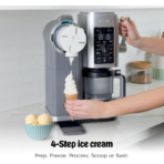 ⁦Ninja CREAMi Scoop & Swirl Ice Cream Maker, 13-in-1 Programs (NC701) صانعة الآيس كريم الذكية 2×1 نينجا كريمي سكوب آند سويرل – 13 برنامج⁩ - الصورة ⁦7⁩