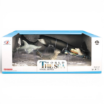 Ocean Animals Toy Set مجموعة حيوانات البحر للأطفال – حوت أوركا ودلفين ومانتا | مجسمات كائنات بحرية