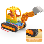 ⁦Ore Yard Construction Building Blocks Set – 62PCS Engineering Series مجموعة موقع البناء التعليمية للأطفال – رافعة وآليات (62 قطعة)⁩ - الصورة ⁦6⁩