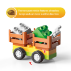 ⁦Ore Yard Construction Building Blocks Set – 62PCS Engineering Series مجموعة موقع البناء التعليمية للأطفال – رافعة وآليات (62 قطعة)⁩ - الصورة ⁦5⁩