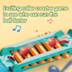 ⁦Piano Slide Adventure Ball Track – Building & Play Set مسار البيانو المنزلق للأطفال – تركيب ولعب (مغامرة المسار الموسيقي)⁩ - الصورة ⁦4⁩