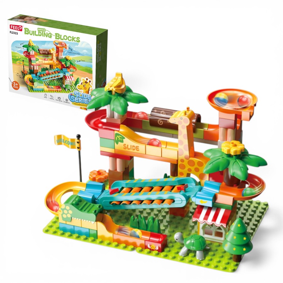 Piano Slide Adventure Ball Track – Building & Play Set مسار البيانو المنزلق للأطفال – تركيب ولعب (مغامرة المسار الموسيقي) Piano Slide Adventure Ball Track – Building & Play Set مسار البيانو المنزلق للأطفال – تركيب ولعب (مغامرة المسار الموسيقي) - الصورة 1