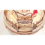 ⁦ROKR Parachute Tower EA01 3D Wooden Music Box – Amusement Park Series برج المظلات الموسيقي ثلاثي الأبعاد – لعبة ملاهي ميكانيكية مضيئة DIY⁩ - الصورة ⁦4⁩