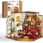 Rolife Catherine's Living Room DIY Miniature House DG175 مجسم غرفة معيشة كلاسيكية أوروبية ثلاثي الأبعاد – DIY للكبار