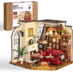 Rolife Catherine's Living Room DIY Miniature House DG175 مجسم غرفة معيشة كلاسيكية أوروبية ثلاثي الأبعاد – DIY للكبار