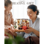 ⁦Rolife Catherine's Living Room DIY Miniature House DG175 مجسم غرفة معيشة كلاسيكية أوروبية ثلاثي الأبعاد – DIY للكبار⁩ - الصورة ⁦6⁩