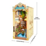 ⁦Rolife DIY Book Nook Kit – Romantic Venice TGB08 مجسم Book Nook خشبي ثلاثي الأبعاد – فينيسيا الرومانسية (DIY للكبار)⁩ - الصورة ⁦5⁩
