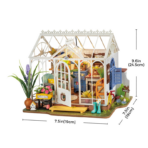 ⁦Rolife Dreamy Garden House DIY Miniature House DG163 مجسم بيت الحديقة الزجاجي ثلاثي الأبعاد – DIY للكبار⁩ - الصورة ⁦6⁩