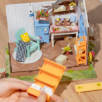 ⁦Rolife Dreamy Garden House DIY Miniature House DG163 مجسم بيت الحديقة الزجاجي ثلاثي الأبعاد – DIY للكبار⁩ - الصورة ⁦4⁩