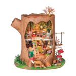 Rolife Fairytale Tree House DIY Miniature House DG179 مجسم بيت الشجرة الخيالي ثلاثي الأبعاد – DIY للكبار