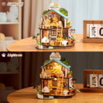 ⁦Rolife Puppy's Cozy Villa DIY Miniature House مجسم فيلا الجرو الدافئة ثلاثي الأبعاد – DIY للكبار⁩ - الصورة ⁦7⁩