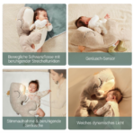 ⁦SchlafGut Smart Whale – Baby Soothing Sleep Plush حوت النوم الذكي للأطفال – لعبة مهدئة للرضع مع صوت وضوء⁩ - الصورة ⁦4⁩