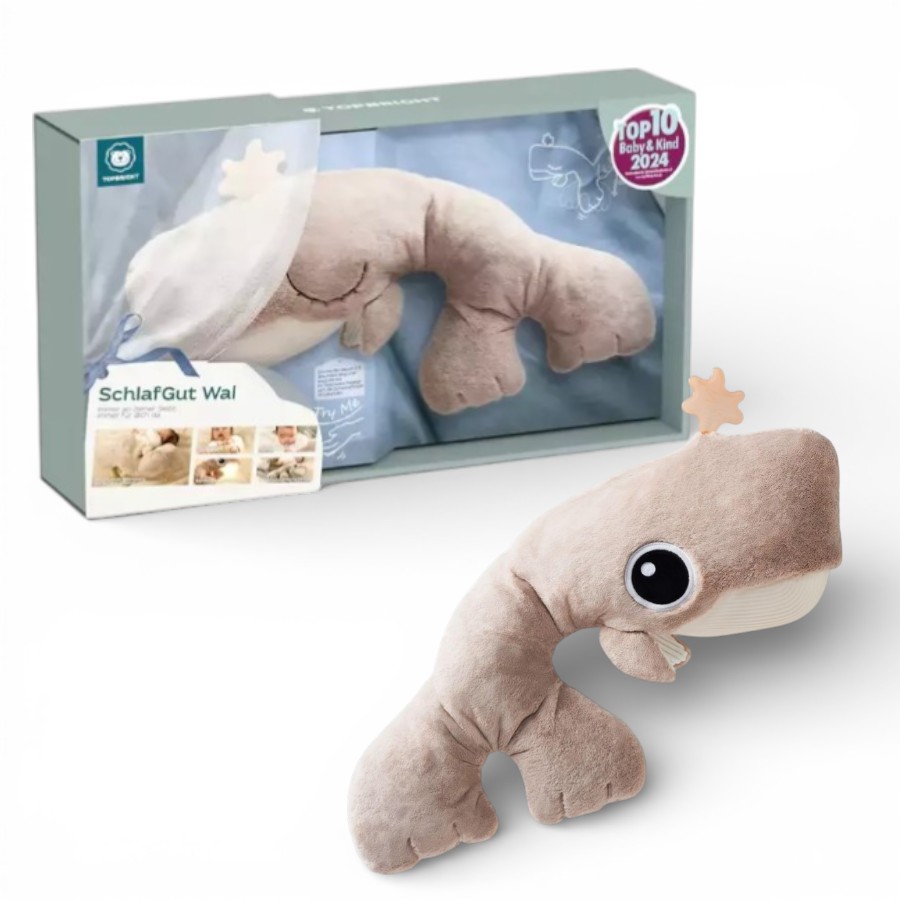 SchlafGut Smart Whale – Baby Soothing Sleep Plush حوت النوم الذكي للأطفال – لعبة مهدئة للرضع مع صوت وضوء SchlafGut Smart Whale – Baby Soothing Sleep Plush حوت النوم الذكي للأطفال – لعبة مهدئة للرضع مع صوت وضوء - الصورة 1