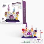 Science Can Bubble Science Super Lab – 20 Experiments Kit مختبر الفقاعات العلمي للأطفال – مجموعة تجارب العلوم 61 قطعة