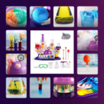 ⁦Science Can Bubble Science Super Lab – 20 Experiments Kit مختبر الفقاعات العلمي للأطفال – مجموعة تجارب العلوم 61 قطعة⁩ - الصورة ⁦2⁩