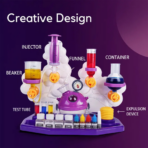 ⁦Science Can Bubble Science Super Lab – 20 Experiments Kit مختبر الفقاعات العلمي للأطفال – مجموعة تجارب العلوم 61 قطعة⁩ - الصورة ⁦4⁩