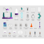 ⁦Science Lab Kit for Kids – 50+ STEM Science Experiments مختبر العلوم للأطفال – مجموعة تجارب علمية أكثر من 50 تجربة⁩ - الصورة ⁦2⁩