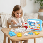 ⁦Snow@Home Magic Snowman Kit مجموعة الثلج السحري – اصنع رجل الثلج في المنزل⁩ - الصورة ⁦2⁩