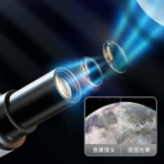 ⁦Telescope & Microscope for Kids – Discovery Science Kit تلسكوب وميكروسكوب للأطفال 2 في 1 – مجموعة الاستكشاف العلمية (تكبير 20X و 250X)⁩ - الصورة ⁦6⁩