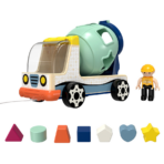 ⁦Topbright Match & Sort Truck – Shape Sorting Toy for Toddlers شاحنة مطابقة الأشكال للأطفال – لعبة تعليم الأشكال والسحب⁩ - الصورة ⁦3⁩