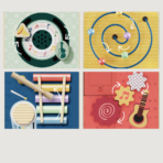 ⁦Topbright Musical Activity Cube – 6-in-1 Montessori Learning Toy مكعب الأنشطة الموسيقية للأطفال 6 في 1 – لعبة مونتيسوري تعليمية⁩ - الصورة ⁦3⁩