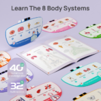⁦Interactive Human Body Anatomy Model – Educational STEM Toy with Voice Explanation مجسم جسم الإنسان التفاعلي للأطفال – لعبة تعليمية مع شرح صوتي لأعضاء الجسم⁩ - الصورة ⁦2⁩
