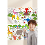 ⁦mideer Adhesive Colouring Scroll – The Amazing Dinosaurs 4m MD3303 لوحة تلوين لاصقة للأطفال 4 متر – عالم الديناصورات⁩ - الصورة ⁦6⁩