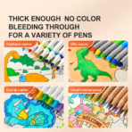 ⁦mideer Adhesive Colouring Scroll – The Amazing Dinosaurs 4m MD3303 لوحة تلوين لاصقة للأطفال 4 متر – عالم الديناصورات⁩ - الصورة ⁦4⁩