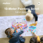⁦mideer Giant Colouring Roll – Jungle MD4089 رول تلوين عملاق للأطفال بطول 10 أمتار - الغابة⁩ - الصورة ⁦3⁩