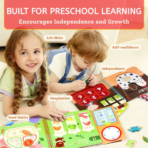 ⁦mideer Interactive Game Box – Learn Something New “I Can Do It!” MD2159 كتاب تفاعلي لتعليم المهارات الأساسية والإدراك للأطفال⁩ - الصورة ⁦5⁩