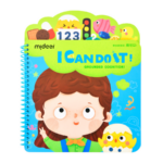 mideer Interactive Game Box – Learn Something New “I Can Do It!” MD2159 كتاب تفاعلي لتعليم المهارات الأساسية والإدراك للأطفال