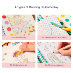 ⁦mideer Little Designer – Magic Club MD2203 كتاب تصميم الأزياء الإبداعي للأطفال⁩ - الصورة ⁦3⁩