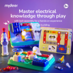 ⁦mideer Little Electrical Engineer – Launch A Rocket MD3402 مجموعة المهندس الكهربائي الصغير – تجربة الدوائر الكهربائية للأطفال⁩ - الصورة ⁦3⁩