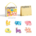 ⁦mideer My First Artist Puzzle – Farm Animals MD1462 ميدير لغزي الفني الأول: حيوانات المزرعة⁩ - الصورة ⁦2⁩