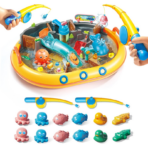 ⁦Kids Mini Water Park – Fishing & Interactive Play Set (8 in 1) لعبة مدينة الألعاب المائية للأطفال – لعبة صيد وأساليب لعب متعددة (8 في 1)⁩ - الصورة ⁦2⁩