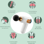 ⁦Mini Deep Tissue Massage Gun – 9 Speeds Portable مسدس مساج احترافي صغير – تدليك عميق 9 سرعات⁩ - الصورة ⁦3⁩