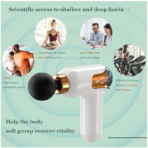 ⁦Mini Deep Tissue Massage Gun – 9 Speeds Portable مسدس مساج احترافي صغير – تدليك عميق 9 سرعات⁩ - الصورة ⁦2⁩