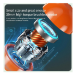 ⁦Mini Deep Tissue Massage Gun – 9 Speeds Portable مسدس مساج احترافي صغير – تدليك عميق 9 سرعات⁩ - الصورة ⁦6⁩