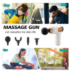 ⁦Mini Deep Tissue Massage Gun – 9 Speeds Portable مسدس مساج احترافي صغير – تدليك عميق 9 سرعات⁩ - الصورة ⁦7⁩