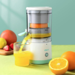 ⁦Portable USB Rechargeable Citrus Juicer – Hands Free Electric Orange Juicer عصارة حمضيات كهربائية لاسلكية محمولة USB – عصر تلقائي بضغطة زر⁩ - الصورة ⁦2⁩