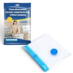 Vacuum Compression Storage Bag 80×100×32 cm كيس تخزين وضغط الملابس والمفارش بتفريغ الهواء