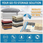 ⁦Vacuum Compression Storage Bag 80×100×32 cm كيس تخزين وضغط الملابس والمفارش بتفريغ الهواء⁩ - الصورة ⁦3⁩