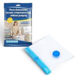 Vacuum Compression Storage Bag 80×100×32 cm كيس تخزين وضغط الملابس والمفارش بتفريغ الهواء