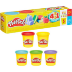 Play-Doh 4+1 Classic Colors Pack بلاي دو مجموعة الألوان الأساسية