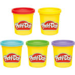 ⁦Play-Doh 4+1 Classic Colors Pack بلاي دو مجموعة الألوان الأساسية⁩ - الصورة ⁦2⁩