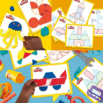 ⁦Play-Doh Build & Shape Set بلاي دو مجموعة الأشكال والبناء التعليمية⁩ - الصورة ⁦2⁩